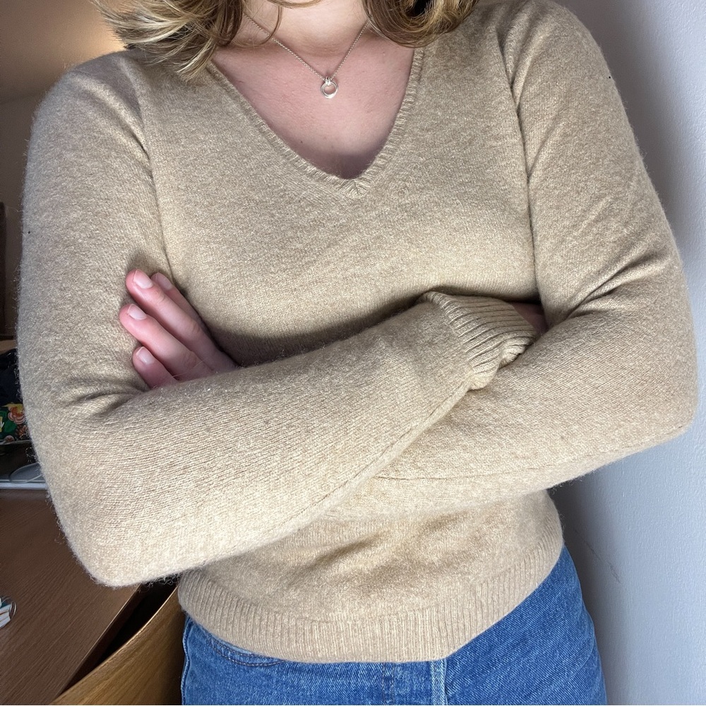 CASHMERE CACHE SWEATER